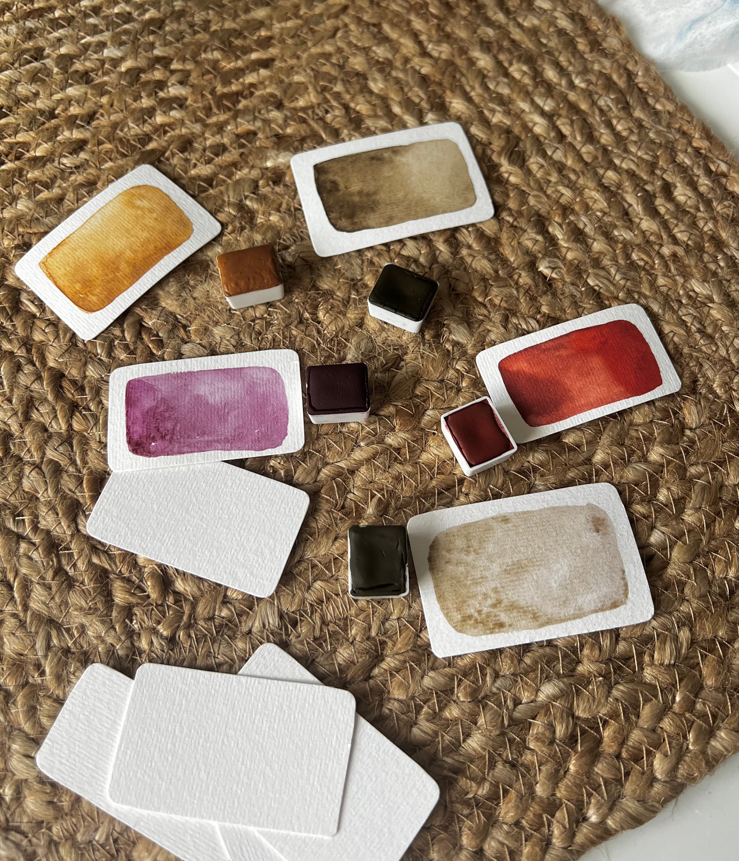 Godet d’aquarelle artisanale Aubergine