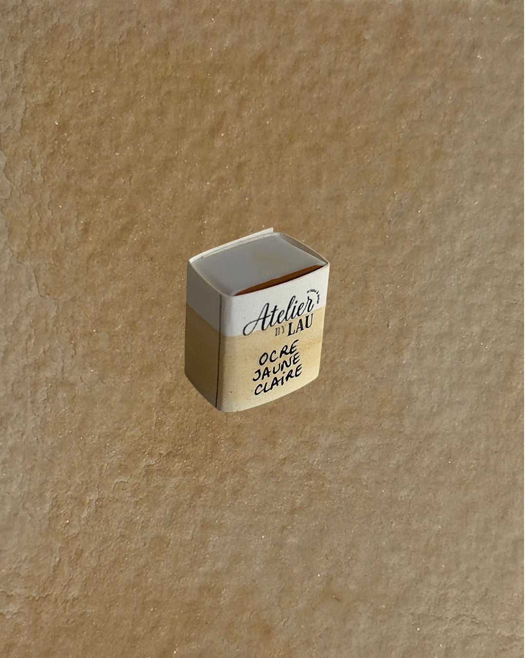 Aquarelle artisanale - Ocre jaune clair