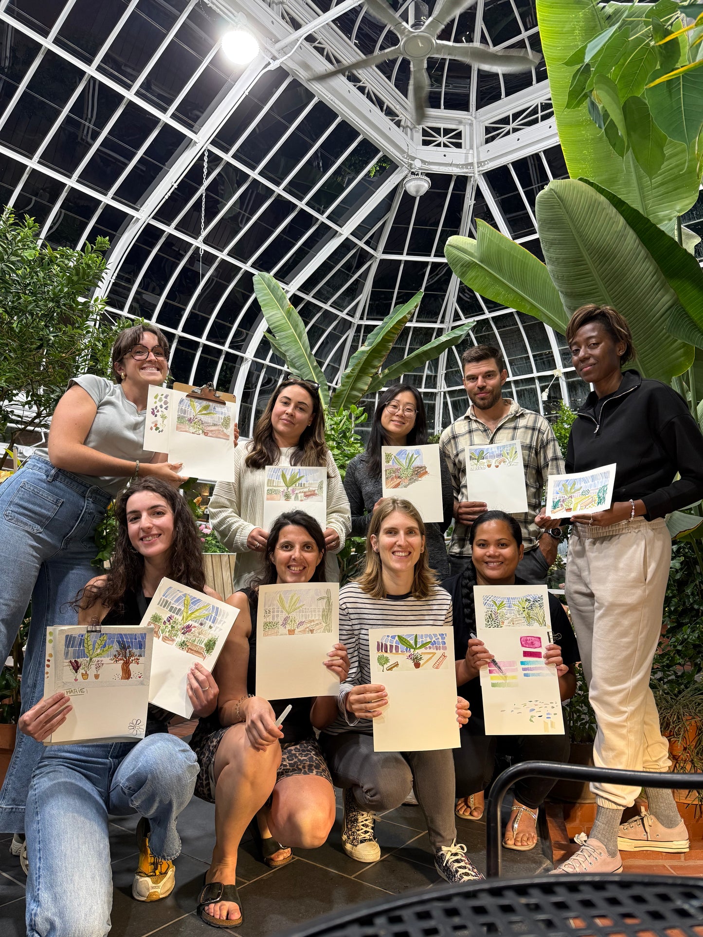Aquarelle en plein air – Ateliers d'été dans les parcs