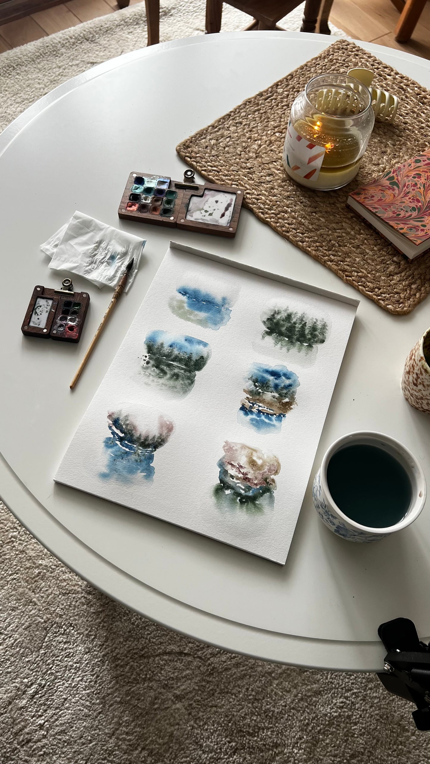 Atelier d’aquarelle - PAYSAGES D’HIVER