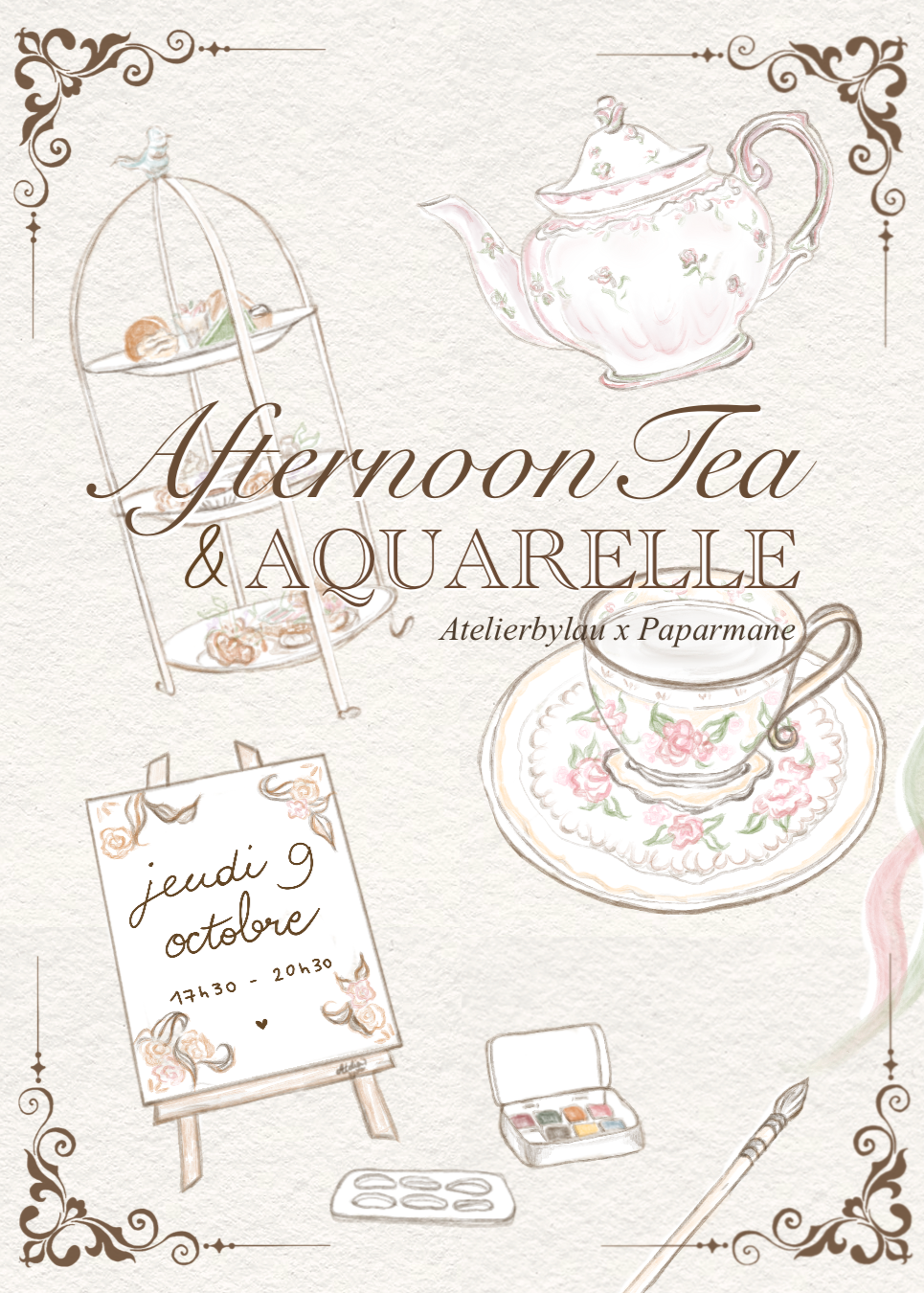 AFTERNOON TEA & AQUARELLE