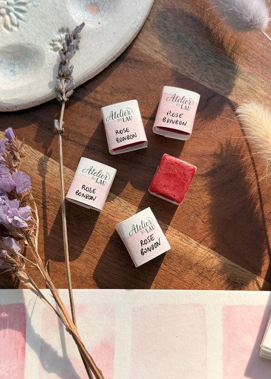 Godet d’aquarelle artisanale Rose Bonbon NEW✨