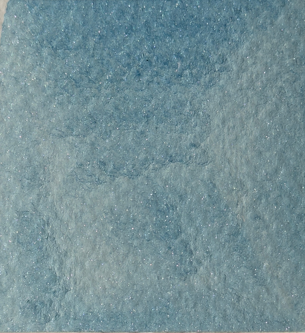 Aquarelle artisanale - Bleu Céleste (mica)