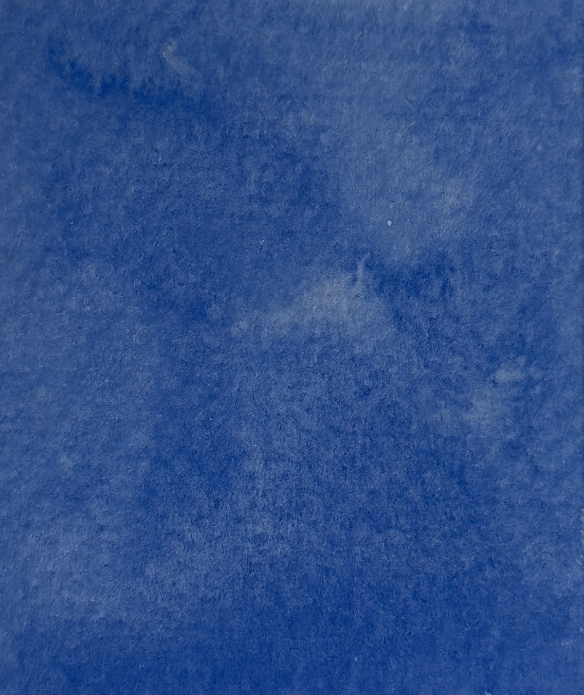 Aquarelle artisanale - Bleu Outre-mer
