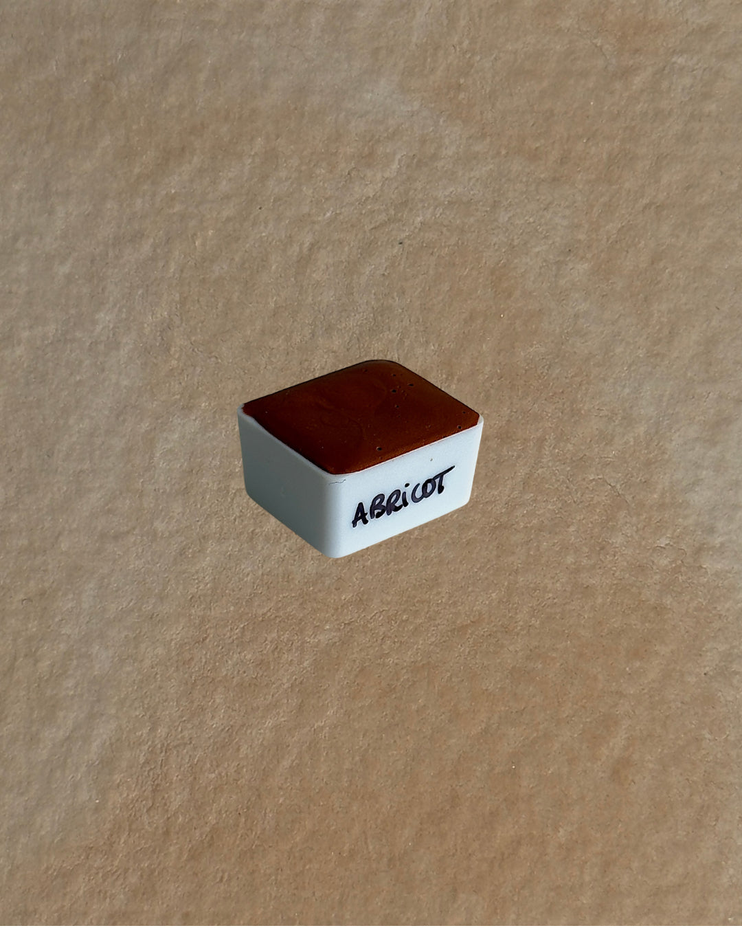 Aquarelle artisanale - Abricot