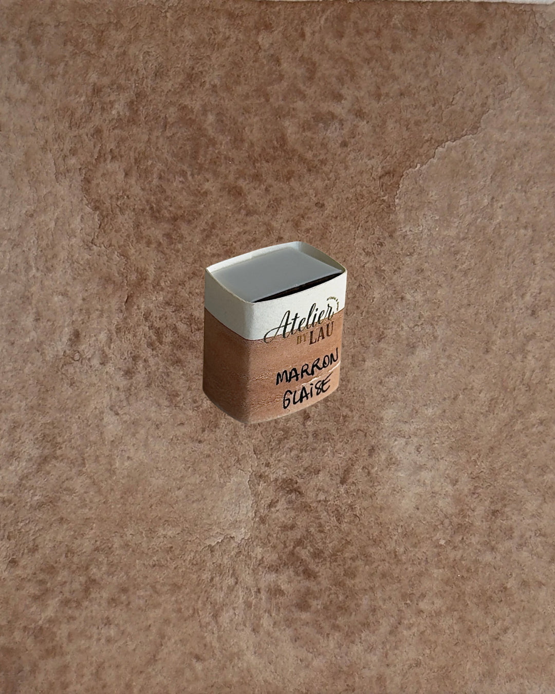 aquarelle artisanale - Marron Glaise
