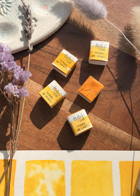 Godet d’aquarelle artisanale Terre de soleil NEW✨