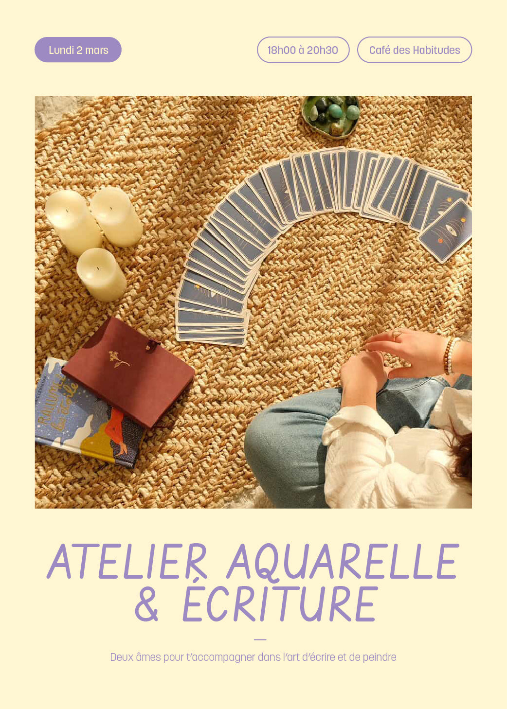 Atelier d’aquarelle & écriture💙