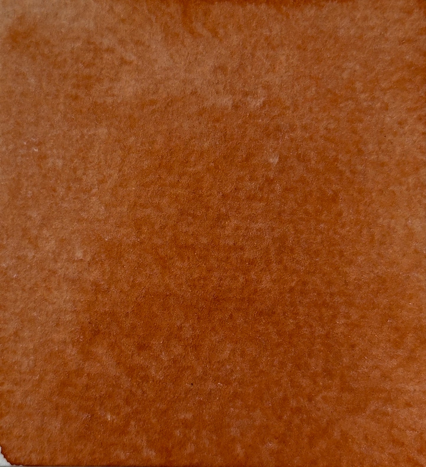 Aquarelle artisanale - Orange Brûlée