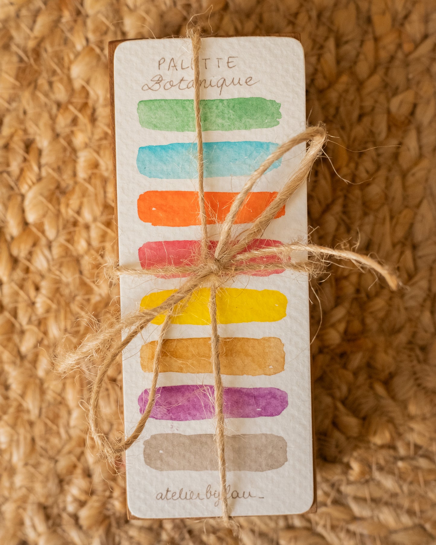 Palette BOTANIQUE Artisanale - Atelierbylau