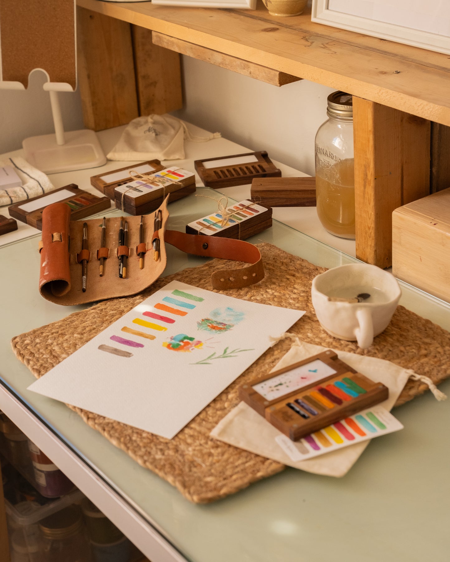 Palette BOTANIQUE Artisanale - Atelierbylau