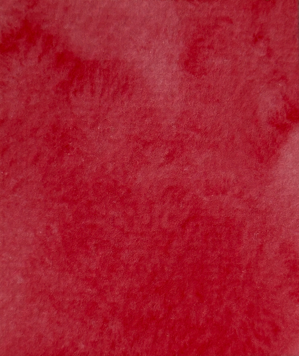 Aquarelle artisanale - Rouge