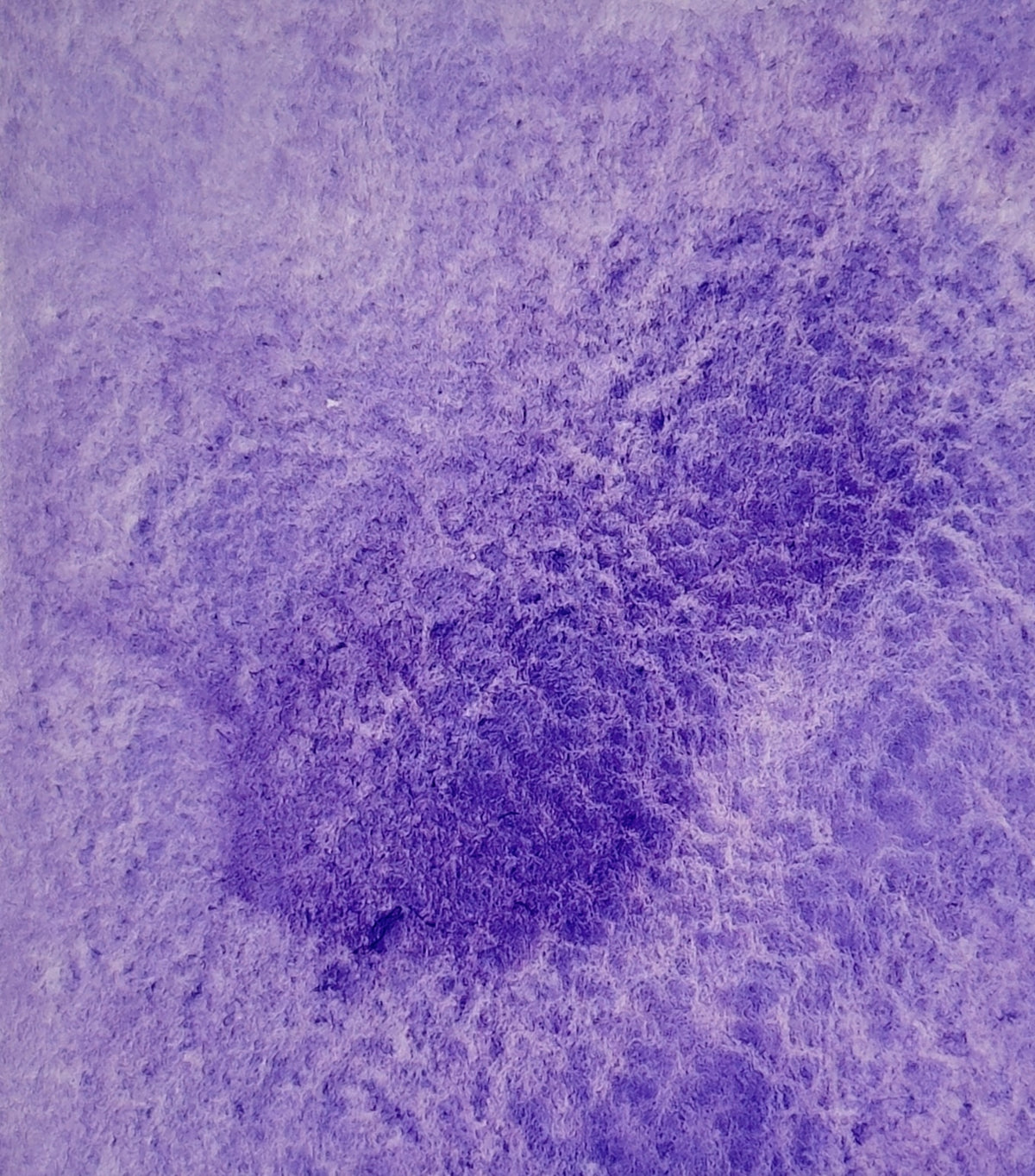 Aquarelle artisanale - Violet Outre-mer