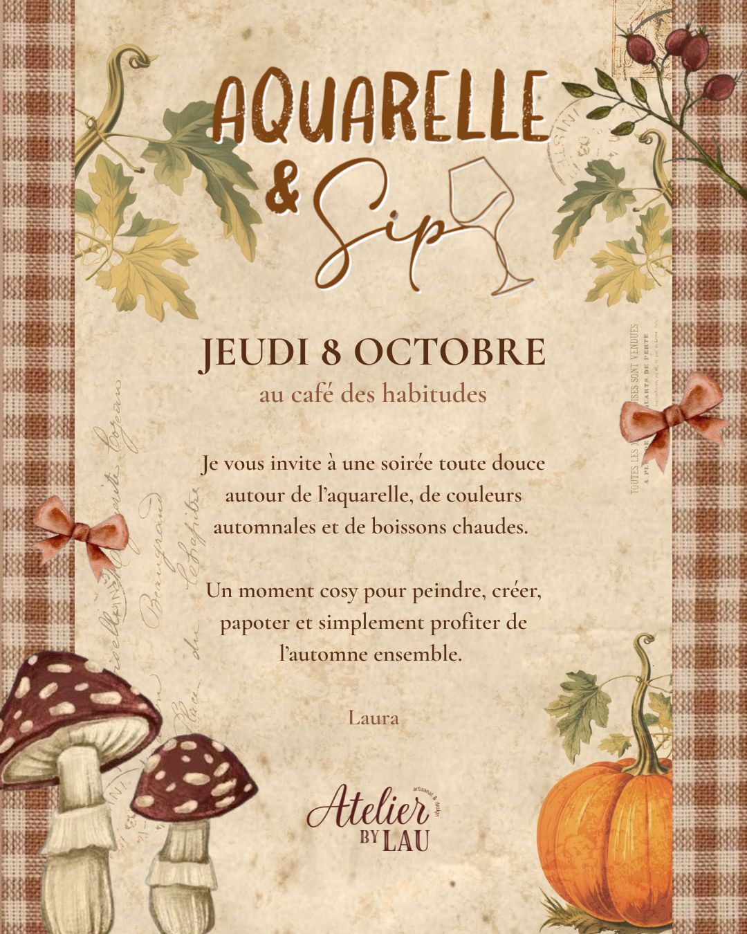 Aquarelle&sip🍂
